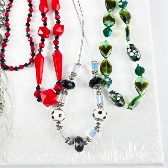 Bead Soup, Harvested Beads for Jewelry, Upcycled Lot, Bead Destash, Grab Bag - Picture 9 of 9